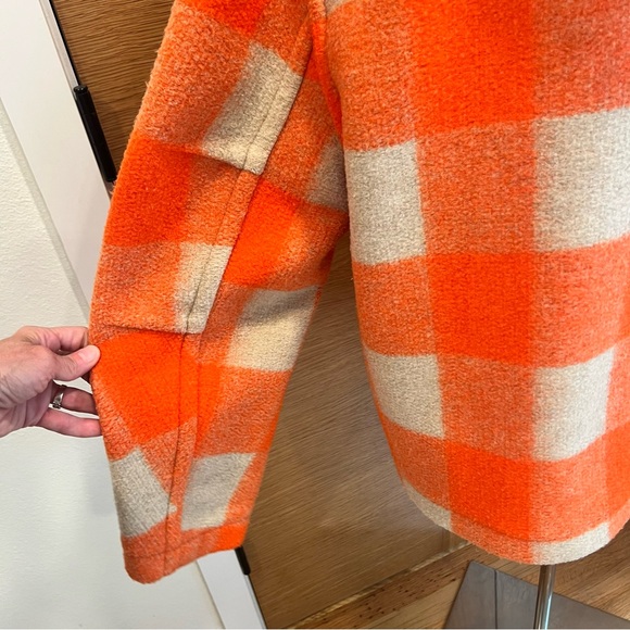 Isabel Marant | Kurt Gingham Check Hooded Jacket | Orange | Mens | Small - Picture 10 of 16